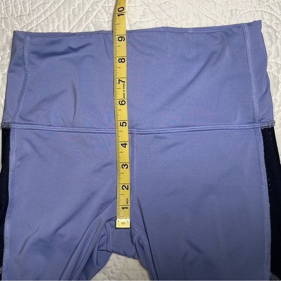Athleta Cross Train 7/8 Paddle Leggings Womens Size XS Blue Colorblock Athletic - Picture 11 of 12